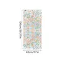 Double-sided colorful iridescent window film rainbow static glass sticker 100x43cm decor - XCBL010 / 43x100cm: Pearl Cotton Roll