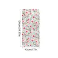 Rainbow window film suncatcher static cling glass sticker with pink floral magnolia design 43x100cm - XCBL020 / 43x100cm: Pearl Cotton Roll