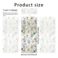 Decorative rainbow window glass film with birds and floral pattern for home privacy protection 43x100cm - XCBL023 / 43x100cm