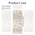 Decorative colorful glass window sticker static cling floral suncatcher prism film 43x100cm - XCBL024 / 43x100cm