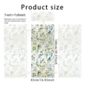 Rainbow window film stained glass sticker bird leaf pattern 43x100cm decorative glass - XCBL025 / 43x100cm: Pearl Cotton Roll