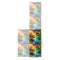Stained glass window film colorful floral bird privacy static cling for home decor 45x100cm - BL179 / 45x100cm