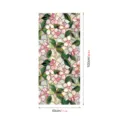 Stained glass window film static decorative floral pattern privacy window sticker 45x100cm - SMBL351
