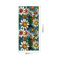 Stained glass window film decorative privacy floral window sticker 45x100cm design - SMBL353
