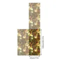 Tiffany Stil Buntglas Fensterfolie, Trauben Muster, 43x100cm Heimdeko Aufkleber. - Doppelseitige Farbstein Fensterfolie(SWBL062) / 43x100cm