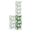 Static window film with magnolia flower design, PVC anti-collision decorative glass sticker. - XCBL031 / 43x200cm