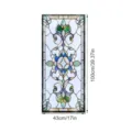Victorian style window film static cling decorative glass sticker 100x43cm art decor - SWBL099: Victorian Style / 43x100cm