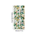 Stained glass window film static cling magnolia flower privacy decorative sticker 100x43cm - XCBL032 / 43x100cm