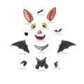 Set adesivi magnetici pipistrello Halloween, decorazione murale garage impermeabile. - Pipistrello