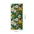 Stained glass window film with floral pattern 45x100cm decorative static privacy glass sticker. - SMBL357