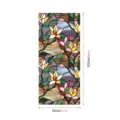 Stained glass window film static cling floral pattern privacy decorative sticker 45x100cm - SMBL361