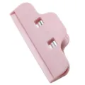 Pink plastic food sealing clip for snack bags, practical kitchen freshness storage tool. - Pink