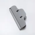 Grey plastic food sealing clip for snack bags, moisture proof kitchen storage accessory variant. - Gray