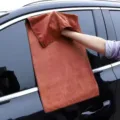 Brown microfiber car cleaning towel, thickened and highly absorbent for auto detailing. - Thickened / Normal Specification / Brown