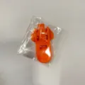 Orange plastic manual can opener, handheld bottle opener and dustproof sealing tool variant. - Orange