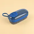 Multi-functional liquid dispensing cleaning brush, shoe brush, laundry brush, lake blue. - Lake Blue