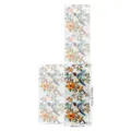 Stained glass window film with hummingbird floral pattern, static cling anti-collision sticker. - XCBL033 / 43x200cm