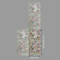 Película para ventana diseño floral y pájaro adhesivo estático cristal 43x100cm - SWBL003: Vinilo para cristal de doble cara con patrón de piedra de colores / 43x100cm