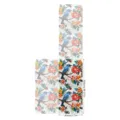 Static cling window film with colorful bird and flower stained glass pattern anti-collision. - XCBL034 / 43x200cm