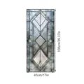 Frosted glass window film static cling decorative sticker geometric stained glass 43x100cm - SWBL111: Frosted Glass Texture