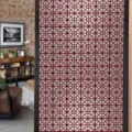 Película geométrica para ventanas, adhesivo decorativo estático de privacidad para el hogar. - BL386 / 45x100cm