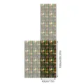 Retro glas-in-lood raamfolie decoratieve PVC statische ruitjespatroon privacyfolie - SWBL050