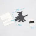Halloween 3D Perlenpapier Hexen Banner Deko Set mit Klebepunkten und Schnur für Party. - Hexe