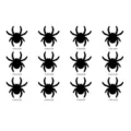 Halloween spider acrylic mirror wall sticker detail view for festive party and bar decor. - JM906: Spider