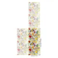 Detailed view of the colorful floral static window film showcasing vibrant glass sticker design - XCBL036 / 43x200cm