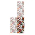 Decorative static window film with colorful stained glass turtle flower pattern, 43x100cm. - XCBL037 / 43x200cm