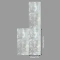 Static window film privacy glass sticker floral lace decorative film 43x100cm home use - SWBL037 (Stone Texture Lace) / 43x100cm