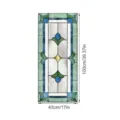 Stained glass window film frosted electrostatic decorative privacy sticker 43x100cm - SWBL113: Frosted Glass Texture