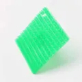 Flexible green silicone vegetable fruit cleaning brush kitchen scrubber dish washing pad - Random Color