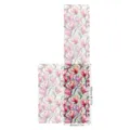 Decorative window film with vibrant floral stained glass pattern, static cling, 43x100cm size. - XCBL039 / 43x200cm