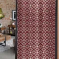 Raamfolie met geometrisch patroon, privacy glassticker en zonwerende decoratieve sticker. - BL390
