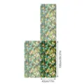 Film pour vitre en vitrail style Tiffany avec motif floral, 43x100cm autocollant décoratif. - Film pour Vitrage Pierre Couleur Double Face(SWBL068)