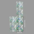 Film adhésif électrostatique pour vitre avec motif paon pour la maison 43x100 cm - SWBL011 : Stickers en verre double face à motif de pierre colorée
