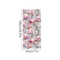 Static window film decorative privacy glass sticker rainbow magnolia flower 43x100cm - XCBL052 / 43x100cm: Pearl Cotton Roll