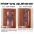 Détail du film de fenêtre géométrique montrant les changements de couleur de face et de profil. - BL394 : Mat pur / 45x100cm