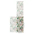Detailed view of the colorful static cling window film featuring a floral stained glass pattern. - XCBL044 / 43x200cm
