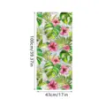 Decorative Static Window Film Rainbow Tropical Plant Glass Sticker 100x43cm PVC Film - XCBL059 / 43x100cm: Pearl Cotton Roll