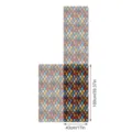 Statische raamfolie glas-in-lood ruitpatroon decoratieve privacyfolie 43x100cm - SWBL058
