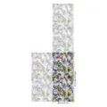 Colorful static window film floral stained glass sticker PVC home decor 100x43cm anti collision - XCBL045 / 43x200cm