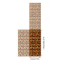 Decoratieve glas-in-lood raamfolie statisch hechtend retro geometrisch patroon 43x100cm - SWBL060