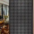 Geometrisch patroon raamfolie statische glassticker privacy voor thuis decoratie - BL400