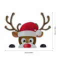 Christmas reflective reindeer car sticker cute elk holiday decorative decal magnetic magnet - YFC004 / Luminous + Reflective + Magnetic Stickers