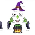 Halloween Bruja Coche Maletero Adhesivo Impermeable Terrorifico Fiesta Decoracion Kit - Con Punto Adhesivo / L