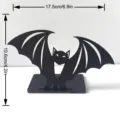 Halloween pipistrello di legno decorazione da tavola ornamento con base festa decoro - MZ820