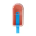 Silikon Eis am Stiel Box Eiskugel Form niedlich Heimküche Eislutscher Behälter rosa blau - Rosa