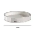 Pratico organizer da cucina girevole trasparente vassoio per piano di lavoro da 29cm - Grande 29cm / Bianco